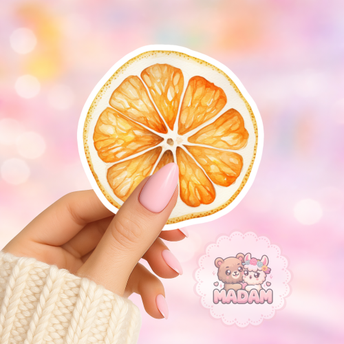 Naklejka foliowa plaster pomarańczy MaDam Creative