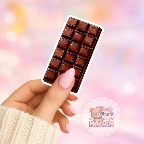 Naklejka foliowa tabliczka czekolady MaDam Creative