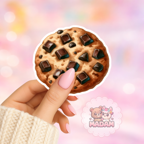 Naklejka foliowa ciastko z kawałkami czekolady MaDam Creative