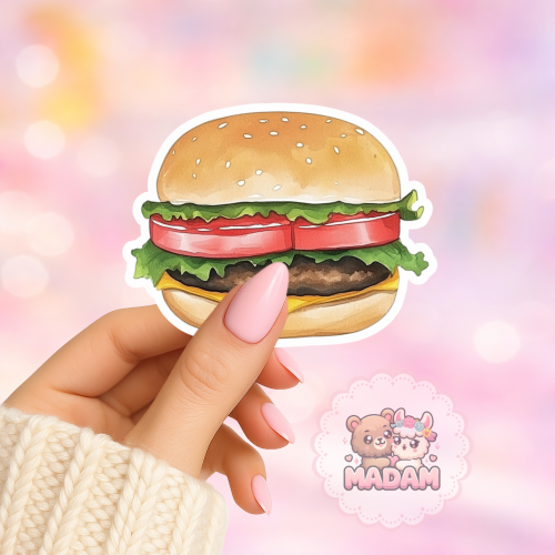 Naklejka foliowa burger MaDam Creative