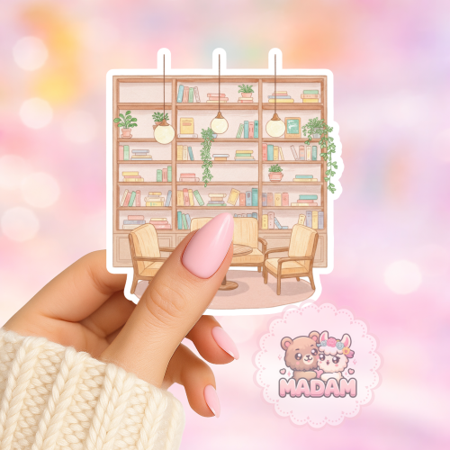 Naklejka foliowa biblioteczka cozy MaDam Creative