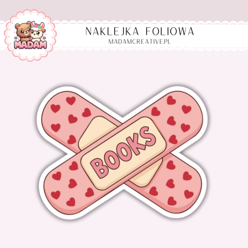 Naklejka foliowa plaster books MaDam Creative (1).png