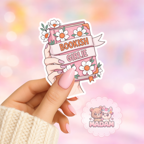 Naklejka foliowa bookish girl MaDam Creative