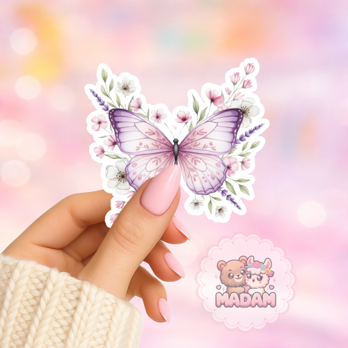 Naklejka foliowa motyl pastelowy MaDam Creative