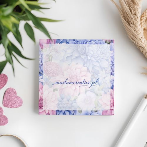 Karteczki do notowania 7,5x7,5 cm 50 szt Pastelowy Ogród MaDam Creative (2).png