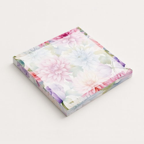 5906040417844 Karteczki do notowania 7,5x7,5 cm 50 szt Pastelowe Akwarelowe Kwiaty 3 MaDam Creative.png