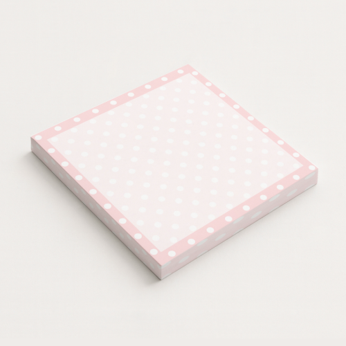 5906040417776 Karteczki do notowania 7,5x7,5 cm 50 szt Pastelowe Groszki MaDam Creative.png