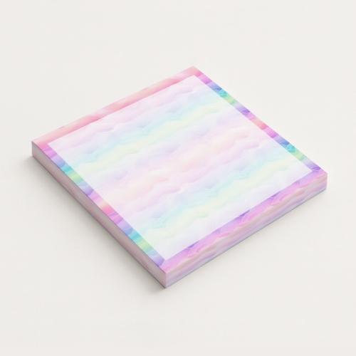 5906040417646 Karteczki do notowania 7,5x7,5 cm 50 szt  tęcza Tęczowa Mgła MaDam Creative.png