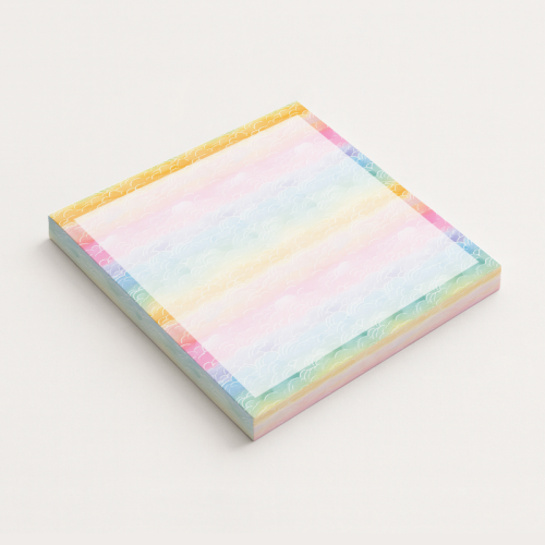 5906040417639 Karteczki do notowania 7,5x7,5 cm 50 szt Tęczowa Akwarela MaDam Creative.png
