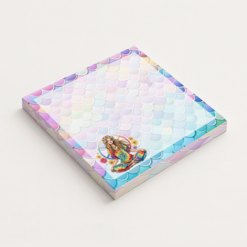 5906040417264 Karteczki do notowania 7,5x7,5 cm 50 szt Dziewczyna Yoga Mandala Pastelowa MaDam Creative.png