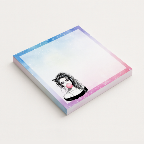 5906040417288 Karteczki do notowania 7,5x7,5 cm 50 szt Dziewczyna z Gumą Pastelowy Styl MaDam Creative.png