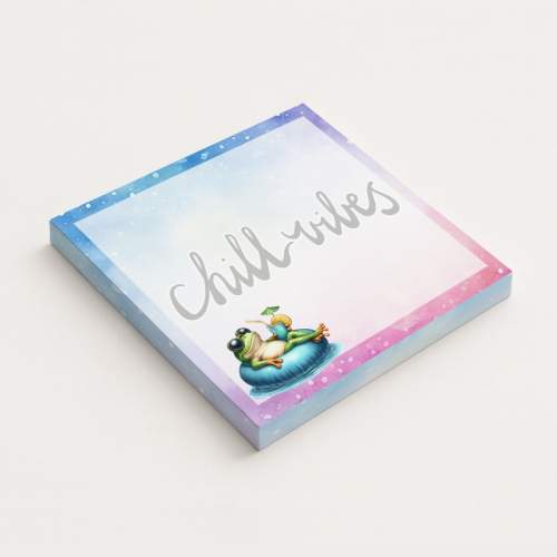 5906040417301 Karteczki do notowania 7,5x7,5 cm 50 szt Żaba Chill Vibes Tropikalny MaDam Creative.png