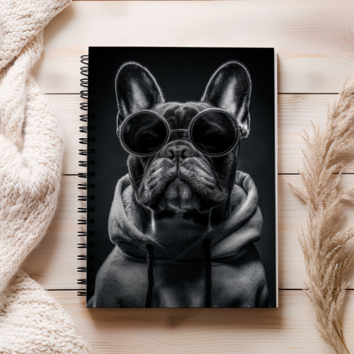 Notes A5 gładki 80 kartek Buldog w bluzie street MaDam Creative.png