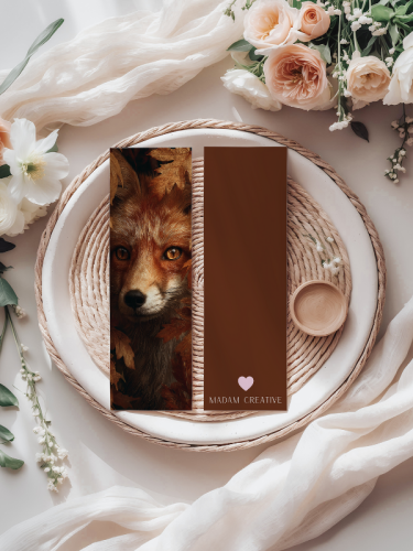 5906040420318 Zakładka do książki 6x18 cm lis leśny portret MaDam Creative (2).png