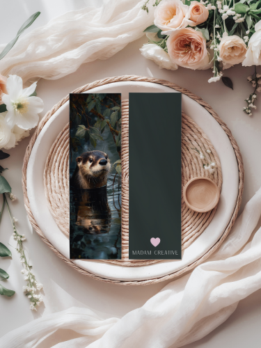 5906040420264 Zakładka do książki 6x18 cm wydra w wodzie MaDam Creative (2).png