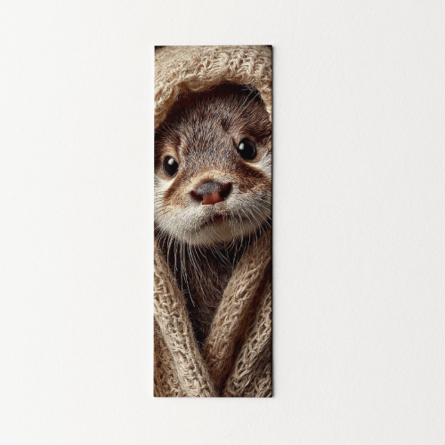 5906040420240 Zakładka do książki 6x18 cm słodki zwierzak wydra w kapturze MaDam Creative.png