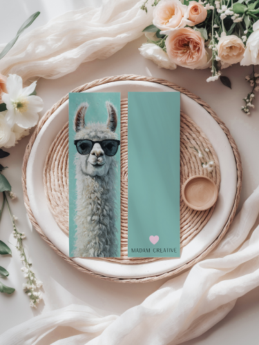 5906040420233 Zakładka do książki 6x18 cm lama w okularach MaDam Creative (2).png