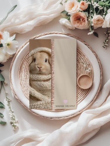5906040420189 Zakładka do książki 6x18 cm królik w szaliku cozy MaDam Creative (2).png