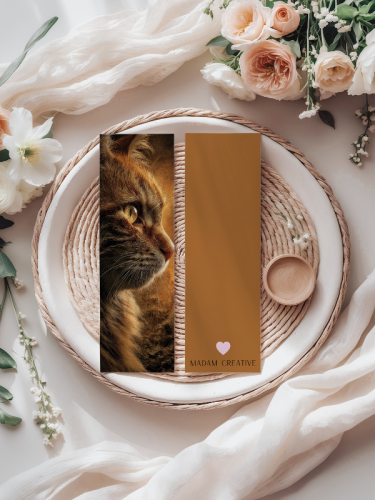 5906040420165 Zakładka do książki 6x18 cm rudy kot portret MaDam Creative (2).png
