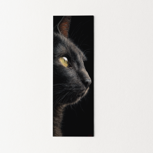5906040420134 Zakładka do książki 6x18 cm czarny kot portret MaDam Creative.png