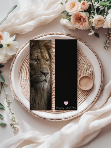 5906040419473 Zakładka do książki 6x18 cm majestatyczny lew MaDam Creative (2).png