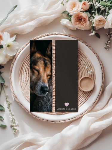 5906040420042 Zakładka do książki 6x18 cm śpiący pies portret MaDam Creative (2).png