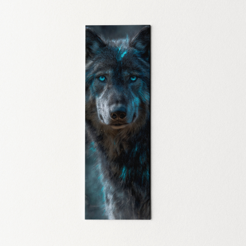 5906040419695 Zakładka do książki 6x18 cm wilk niebieskie oczy MaDam Creative.png