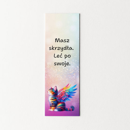 5906040418049 Zakładka do książki 6x18 cm skrzydlaty kot pastel MaDam Creative.png