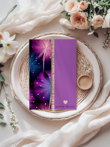 5906040418254 Zakładka do książki 6x18 cm neonowe kwiaty nocne MaDam Creative (2).png