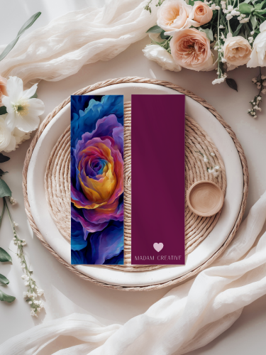 5906040418308 Zakładka do książki 6x18 cm kolorowa róża artystyczna MaDam Creative (2).png