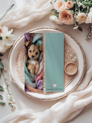 5906040419046 Zakładka do książki 6x18 cm słodki szczeniak 2 MaDam Creative (2).png