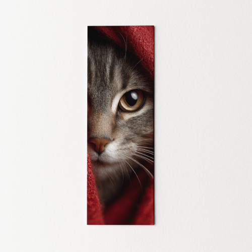 5906040419121 Zakładka do książki 6x18 cm kot w szaliku MaDam Creative.png