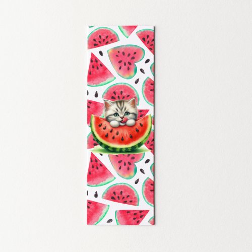 5906040419183 Zakładka do książki 6x18 cm kotek i arbuzy MaDam Creative.png