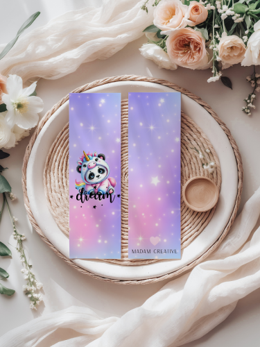 5906040419275 Zakładka do książki 6x18 cm panda unicorn dream MaDam Creative (2).png