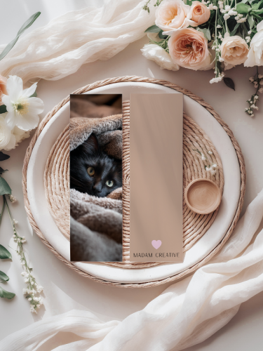 5906040418742 Zakładka do książki 6x18 cm czarny kot cozy MaDam Creative (2).png