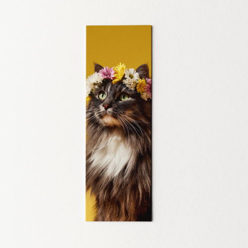 5906040418803 Zakładka do książki 6x18 cm kot w kwiatach MaDam Creative.png