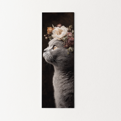 5906040418810 Zakładka do książki 6x18 cm kot i kwiaty MaDam Creative.png
