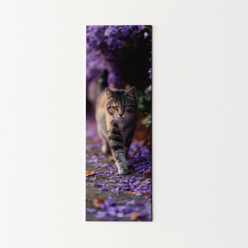 5906040418834 Zakładka do książki 6x18 cm kot wśród kwiatów MaDam Creative.png