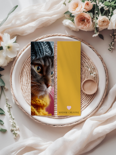 5906040418865 Zakładka do książki 6x18 cm słodki kot portret MaDam Creative (2).png