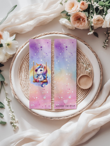 5906040419305 Zakładka do książki 6x18 cm jednorożec na huśtawce MaDam Creative (2).png