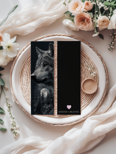 5906040419688 Zakładka do książki 6x18 cm wilk nocą 2 MaDam Creative (2).png