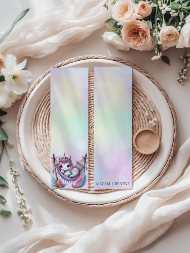 5906040419190 Zakładka do książki 6x18 cm jednorożec na huśtawce MaDam Creative (2).png
