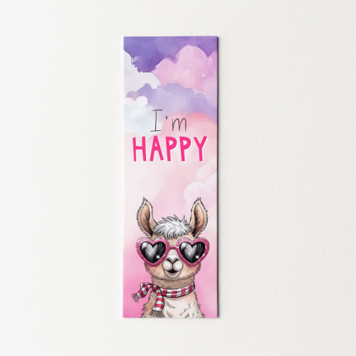 5906040419213 Zakładka do książki 6x18 cm lama I’m happy MaDam Creative.png