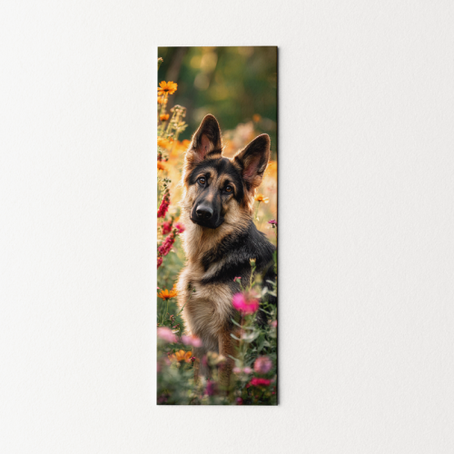 5906040418902 Zakładka do książki 6x18 cm pies w kwiatach MaDam Creative.png