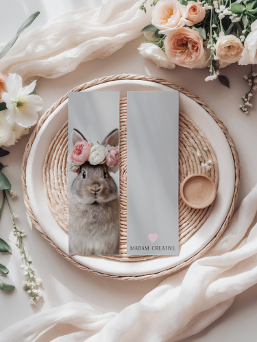 5906040418896 Zakładka do książki 6x18 cm królik i kwiaty MaDam Creative (2).png