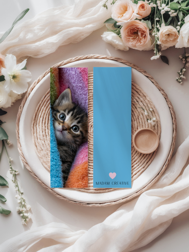 5906040418889 Zakładka do książki 6x18 cm słodki kociak cozy MaDam Creative (2).png