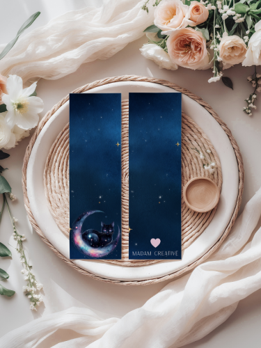 5906040419268 Zakładka do książki 6x18 cm kot na księżycu fantasy MaDam Creative (2).png