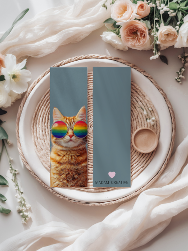5906040418858 Zakładka do książki 6x18 cm rudy kot w okularach MaDam Creative (2).png