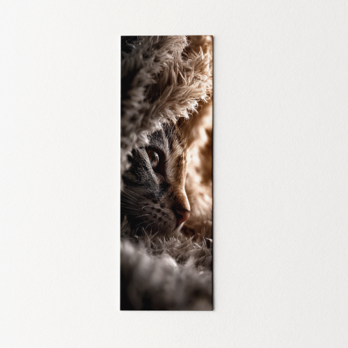 5906040418711 Zakładka do książki 6x18 cm przytulony kot w kocyku MaDam Creative.png