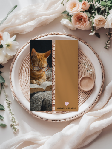 5906040419886 Zakładka do książki 6x18 cm kot w okularach czytający MaDam Creative (2).png